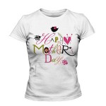 تی شرت مادر طرح happy mother day