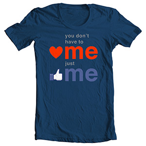 تی شرت طرح فیسبوک