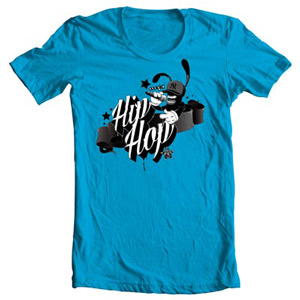 تی شرت هیپ هاپ طرح hip hop can't stop