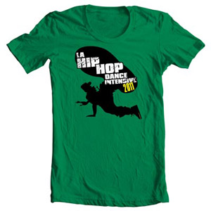 تی شرت هیپ هاپ طرح la hip hop dance