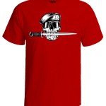 تی شرت نظامی با طرح skull beret dagger