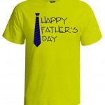 تی شرت پدر طرح happy father day