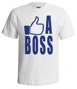 تی شرت فیس بوک طرح like a boss