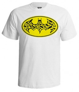 تی شرت بتمن طرح batman yellow logo