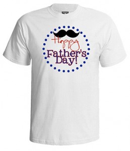 تی شرت روز پدر طرح happy father s day