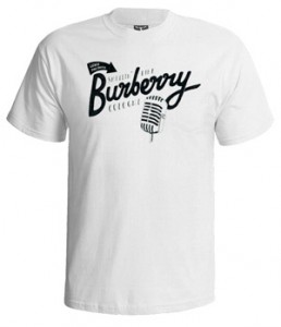 تی شرت هیپ هاپ طرح burberry