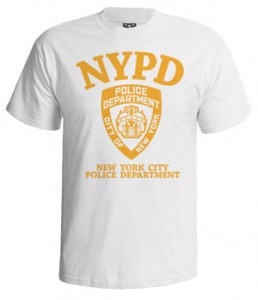 تی شرت پلیس طرح nypd