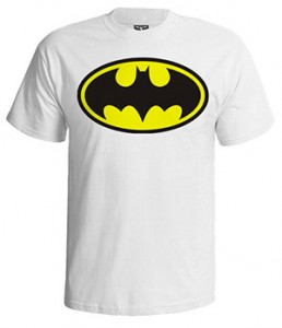 تی شرت بتمن طرح batman logo yellow black