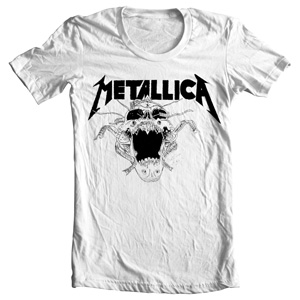 تی شرت متالیکا طرح metallica logo