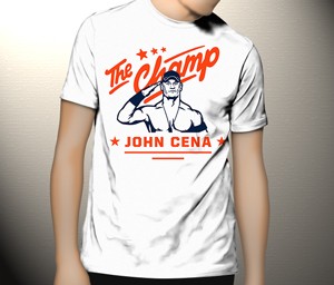 تی شرت جان سینا طرح wrestling john cena