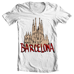 تی شرت بارسلونا