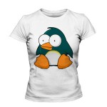 تی شرت کارتونی طرح penguin