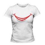 خرید تی شرت کارتونی طرح cartoon mouth smile