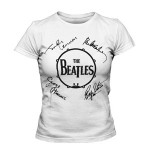 تی شرت بیتلز طرح beatles signed