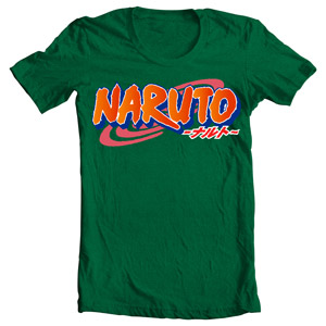 تی شرت ناروتو طرح naruto Shippuden logo 