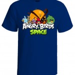 تی شرت انگری برد طرح angry birds space