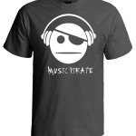 تی شرت فان طرح pirates of music