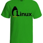 تی شرت کامپیوتری طرح linux