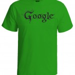 تی شرت طرح گوگل black metal