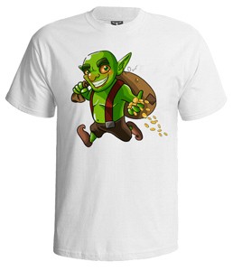 تی شرت کلش اف کلنز طرح goblin2