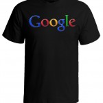تی شرت گوگل طرح google logo