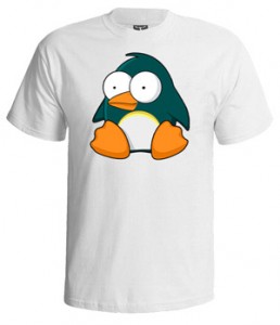 تی شرت کارتونی طرح penguin
