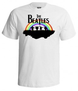 تی شرت بیتلز طرح stand out beatles