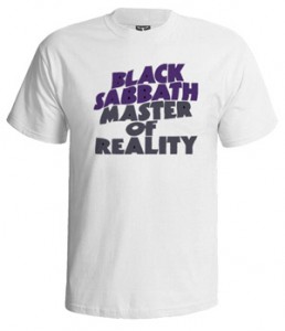تی شرت بلک ثبث طرح master of reality
