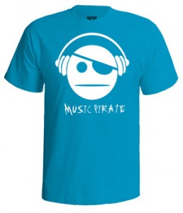 تی شرت فان طرح pirates of music