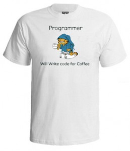 تی شرت برنامه نویسی will write coffee