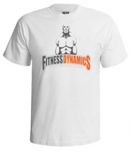 تی شرت بدنسازی طرح fitness gym