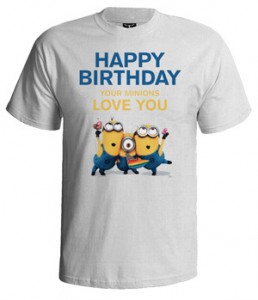 تی شرت روز تولد minion happy birthday