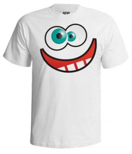 تی شرت کارتونی طرح cartoon funny face