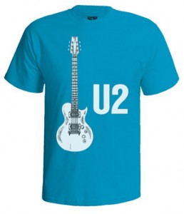 تی شرت یوتو طرح u2 guitar