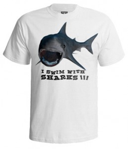 تی شرت سه بعدی طرح ۳d sharks