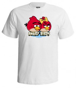 تی شرت angry birds طرح angry birds couple