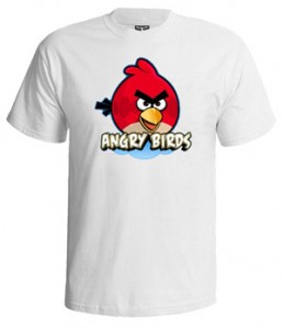 تی شرت انگری بردز طرح angry birds character