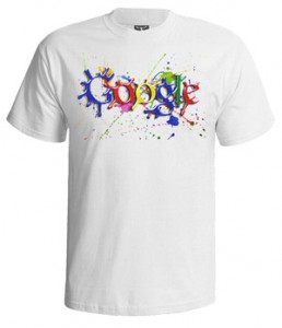 تی شرت گوگل طرح doodle google