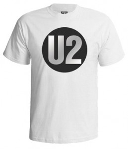 تی شرت یوتو طرح u2 logo