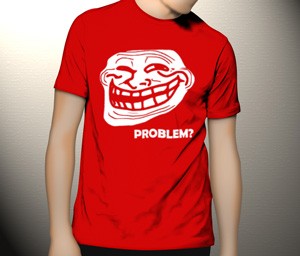 تی شرت ترول طرح problem troll