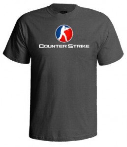 تی شرت بازی طرح counter strike logo