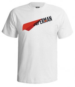 تی شرت طرح گرافیکی superman