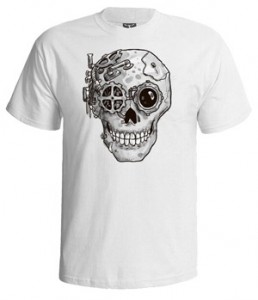 تی شرت فانتزی steampunk skull