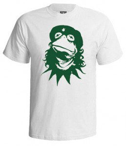 تی شرت گرافیکی طرح viva la frog