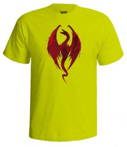 تی شرت گرافیکی dragons bane
