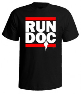 تی شرت گرافیکی طرح run doc