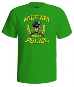 تی شرت پلیس طرح military police