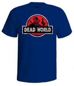 تی شرت گرافیکی طرح dead world