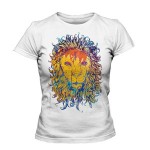 تی شرت فانتزی psychedelic lion