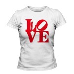 تی شرت عشق love typography